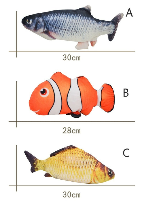 Bewegender Fisch Spielzeug für Katzen